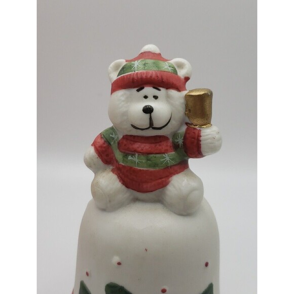 Vintage Christmas Around the World Snow Bear Bell. House of Lloyd. original  box - Picture 4 of 8